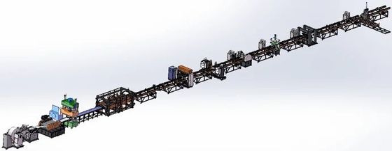Soğutma Gürültülü Fin Duvarlar Dağıtım Güç Transformörü Yağ Daldırılmış Radyatör Fin Otomatik kaynak üretim hattı