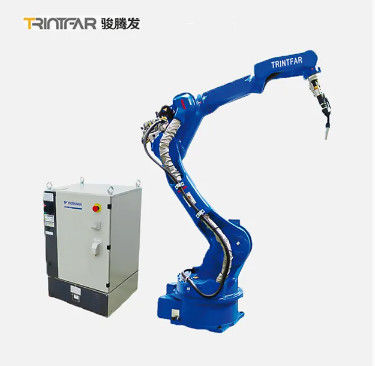 Boru hattı depolama tank rafları için otomatik lazer kaynak robot kolu, altı eksenli robot kaynak makinesi
