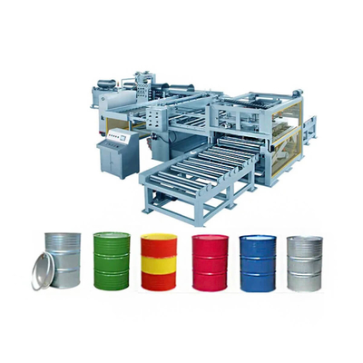 TRINTFAR 55 Gallon Otomatik Çelik Fıçı Kaydırıcı Çelik Davul Dikiş Kaydırma Ekipmanı