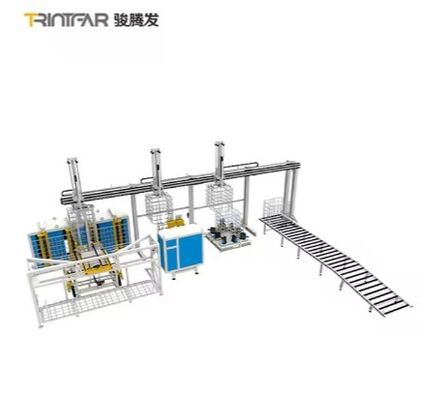 IBC ton varil şasi üretim hattı (bükme makinesi ile donatılmış) tam otomatik / otomatik işletme kılavuzu / tam otomatik ton varil üretim hattı / fabrika doğrudan üretim ve satış ekipmanı