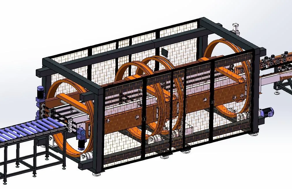 Transformör ısı alıcı kanatları için otomatik üretim hattı 4