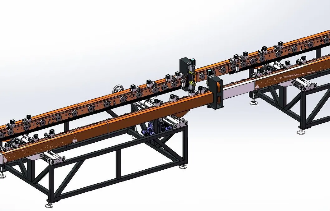 Transformör ısı alıcı kanatları için otomatik üretim hattı 5