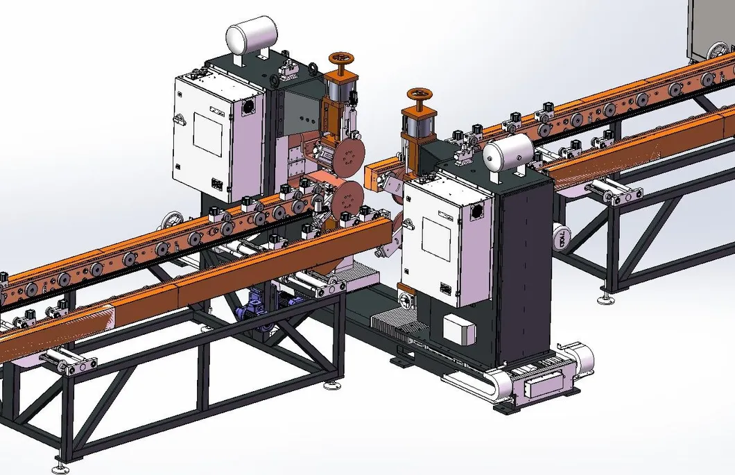 Transformör ısı alıcı kanatları için otomatik üretim hattı 7