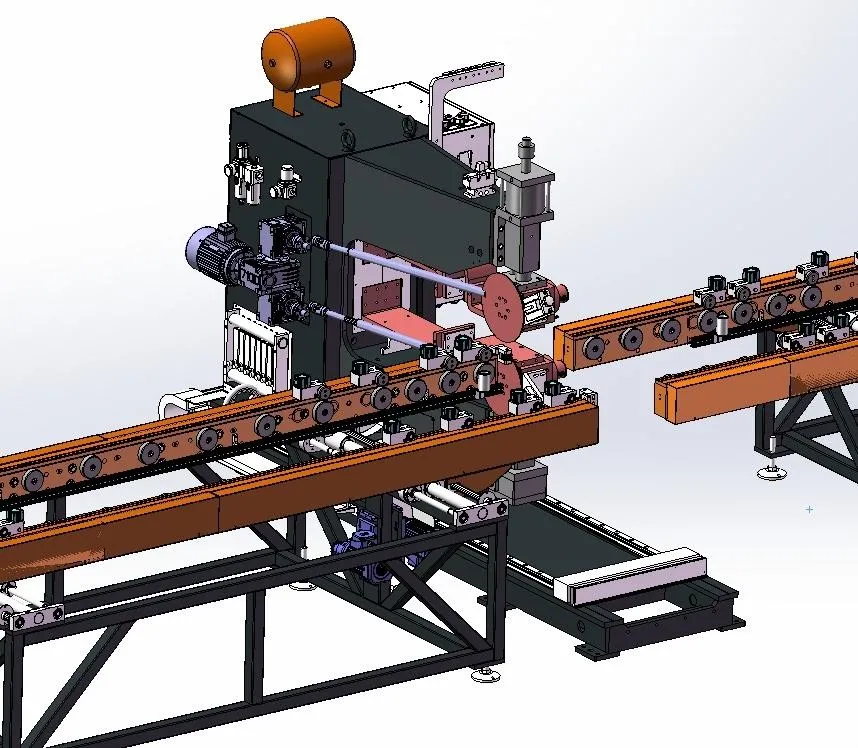 Transformör ısı alıcı kanatları için otomatik üretim hattı 8