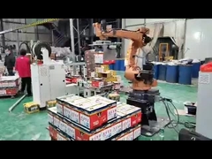 Endüstriyel Pelletizing Yükleme Taşıyıcı Yaka Çanta Kutusu Paket Robot İşleme Robot Kol